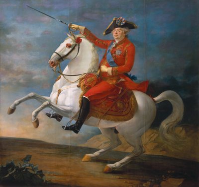 Equestrian Portrait of Louis XVI by Jean Baptiste Francois Carteaux